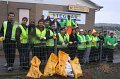 Volunteers cleaning Rowville Sports Club